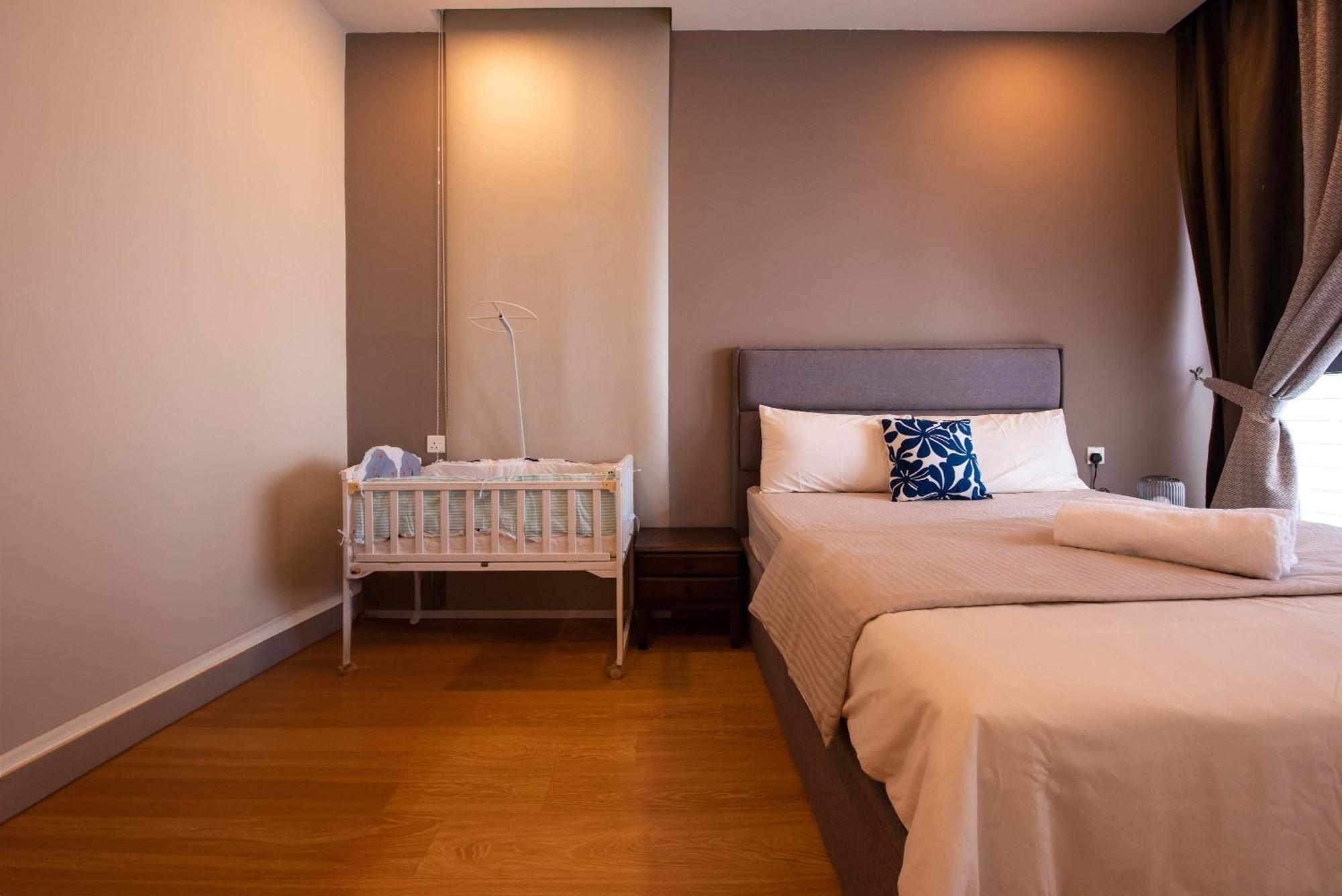 Comfy 3Br Apt In Danga Bay Free Parking Sea View Johor Bahru Zewnętrze zdjęcie
